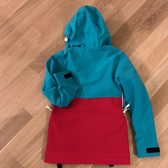 Neff NEW Daily Softshell Snow/Board Coat Teal & Maroon XS - Picture 8 of 9